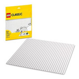 Placa Base Lego Clásico Color Blanco De Construcción