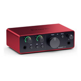 Placa De Sonido Focusrite Scarlett Solo 4 Gen Interface