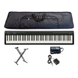 Kit Completo Piano Electrico 88 Teclas Pesadas Roland Fp10