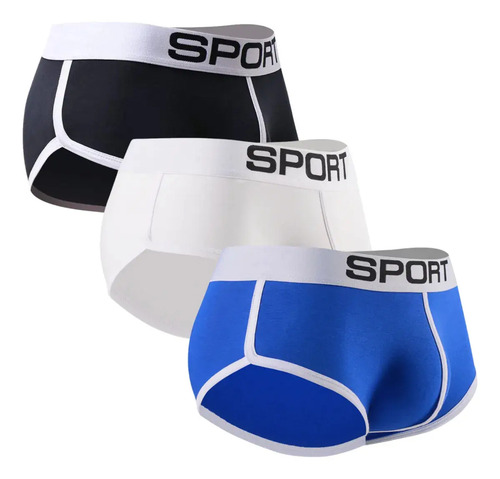 3pzs Ropa Interior Bóxer Hombre Algodón Calzon Cómodo Mallas