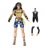 Figura De Acción De Wonder Woman Del Multiverso De Dc Comi.