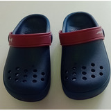 Sandalia Ojotas Crocs Zuecos Rider. Niño. Talle 25.