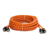 Cabo Rca 5 Metros Dupla Blindagem Cobre 5mm Blindado 5mm