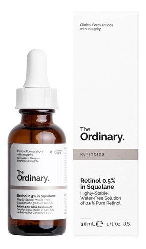 The Ordinary Retinol 0.5% In Squalane Serum 30 Ml- Original 