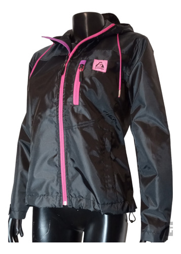 Campera Rompevientos Running Mujer Liviana Impermeable 