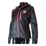 Campera Rompevientos Running Mujer Liviana Impermeable 