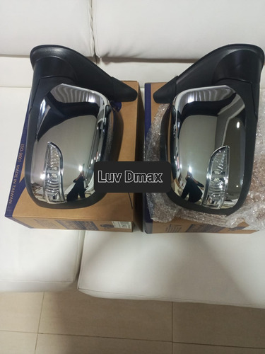 Retrovisor Cromados Elctricos Con Luz Luv Dmax Foto 4