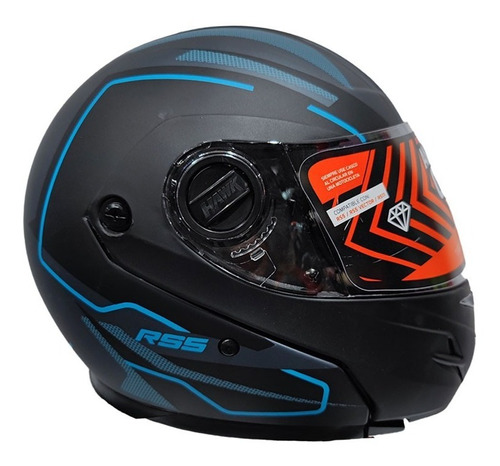 Casco Para Moto Modular Rs5 Vector Resistance Sophie Mate