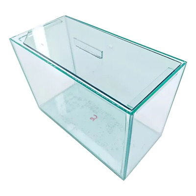 Aquário N2 25x12x17 5litros Peixes E Plantas Ornamental Full Incolor Nao Tem