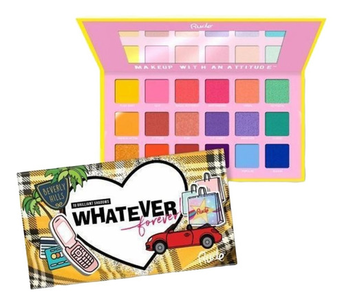 Paleta De Sombras Whatever Forever Rude Cosmetics Original