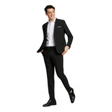 Traje Liso Ultra Slim Fit Negro Devré 03d0111