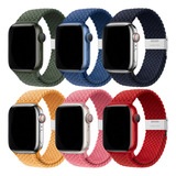 6 Correas Trenzadas Para Apple Watch Ultra 9 8 7 Se 6 5 4