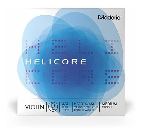 Cuerda De Violín D'addario Helicore 4/4 - Titanio - Mediana