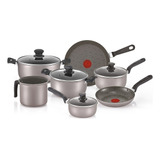 Batería De Cocina Imusa Talent 11 Piezas Antiadherente Color Gris