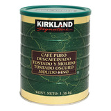 Cafe 100% Colombiano Kirkland Signature Descafeinado 1.36kg