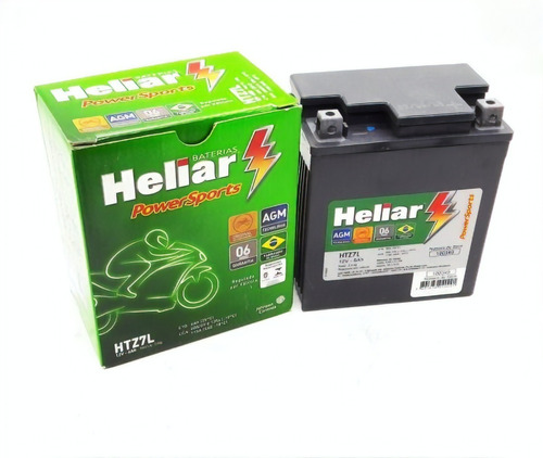 Bateria Htz7l 6ah Fazer 250 Fazer250 2016 Original Heliar