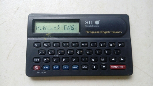 Agenda Eletrônica Seiko Instruments Translator Tr-2600
