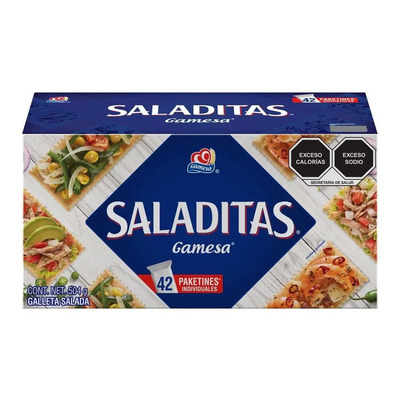 Galletas Gamesa Saladitas 504g | MercadoLibre