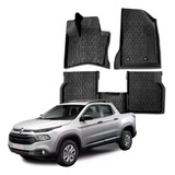 Jogo Tapete C/ Borda Elevada Fiat Toro Freedom 2018 Original