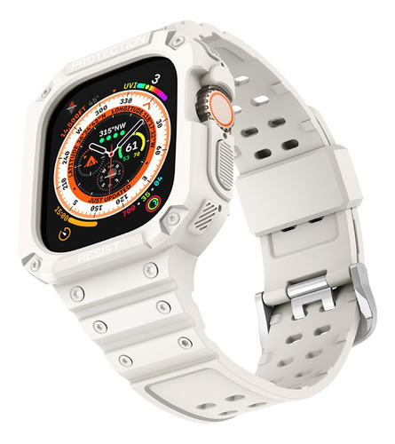 Funda De Reloj De Armadura + Correa Para Apple Watch Pulser
