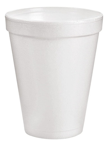 Vaso Plumavit Desechable 8 Oz Sin Tapa X 25 Und