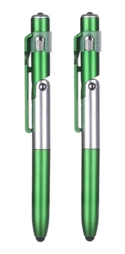 2 Piezas Universal Mini Lápiz Táctil Plegable Con Verde