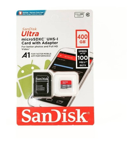 Tarjeta Micro Sandisk 400 Gb