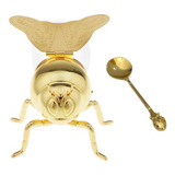 Bee Honeypot, Novedad En Forma De Abeja Con Cuchara