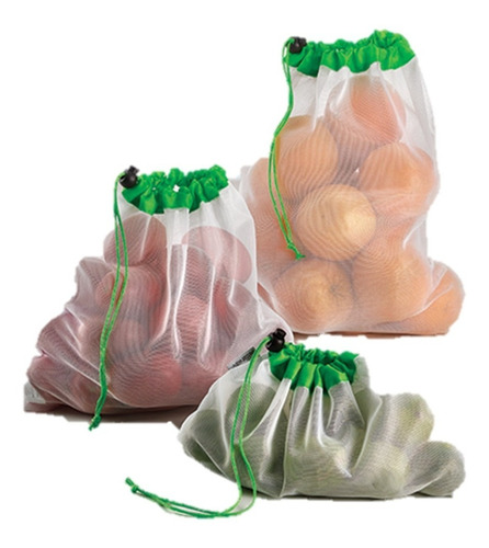 Bolsas Ecológicas Reusables Conserva Frutas Y Verduras