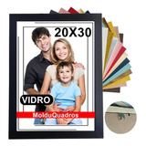Kit C/3 Molduras Quadros 20x30 Laqueada Premium Com Vidro