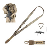 Bandoleira Tática 1 Ponta Strap Cores Camufladas Invictus