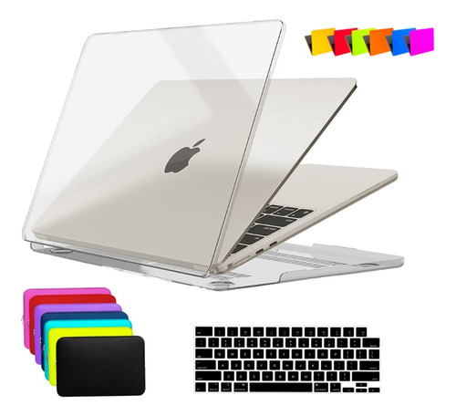 Kit Case Macbook Air A1465 A1370 + Neoprene Protetor Teclado