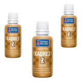 Corante Líquido Bisnaga 50ml Xadrez Ocre (3 Unidades)