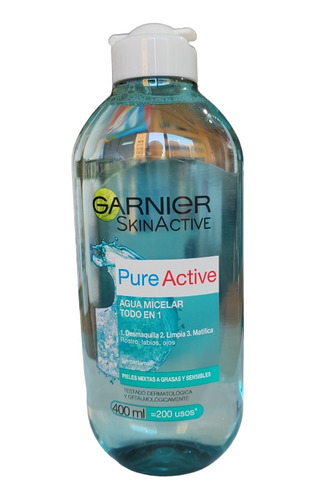 Agua Micelar Pure Active Garnier Skin Active