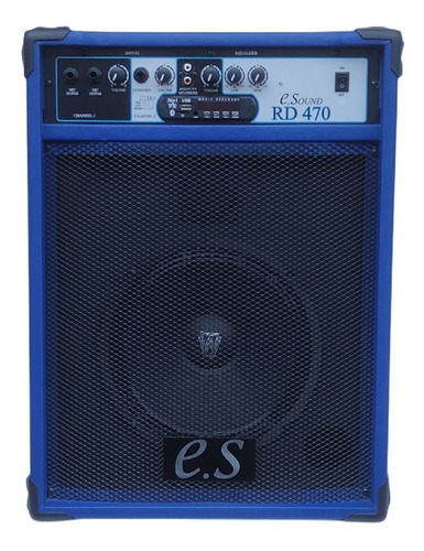 Caixa De Som Amplificada Bluet Microfone/guitarra/violão 60w