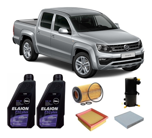 Kit 4 Filtros Amarok 2016 Con Sensor Y Elaion F50 Plus X8