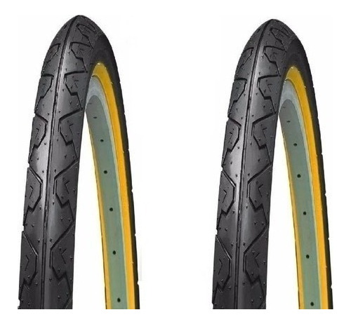 Pneu Faixa Amarelo Aro 26 X 1.95 Bike Kenda Ciclismo Asfalto