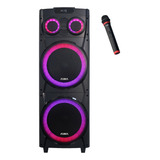 Torre De Sonido Aiwa 14500w Portátil Con Bluetooth Negro