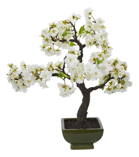 Árbol Artificial Bonsái De Flor De Cerezo 4217 Casi Natural,