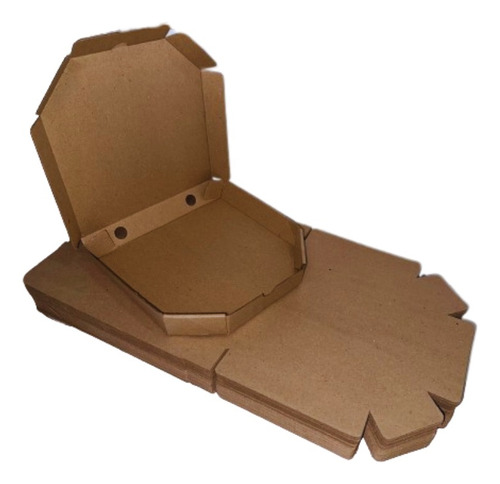 150 Cajas De Pizza Hexagonal 23x23x3.5 Nuevas