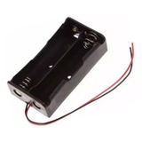 Case / Suporte P/ 2 Bateria 18650 Alimentação Para Arduino