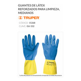 Guantes Látex Mediano Neopreno Uso Domésticomultiusos Truper