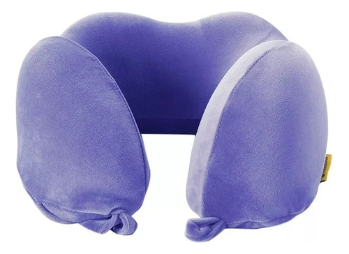 Almohada Viajes Avion Para Cuello Cervical Inteligente Color Violeta