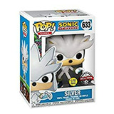 Figura Funko Pop Sonic - Silver Glow 30th ¡colecciónalo!
