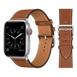 Correa De Piel Para Apple Watch, 49 Mm, 44 Mm, 45 Mm, 42 Mm