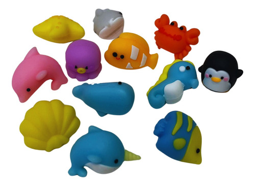 Pack 12 Mini Gomas De Borrador Diseños Varios Ocean Kawaii