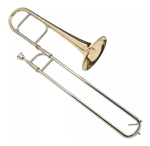 Roy Benson At-201 Trombon Vara Alto Mi Bemol Laton Niquelado