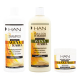 Han Kit Avena Miel Shampoo + Acondicionador + Mascara 200ml