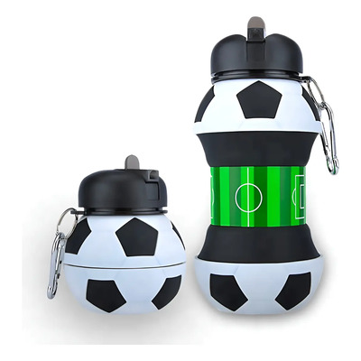 Botella de 550ml Plegable bote para agua con figura pelota futbol | MercadoLibre