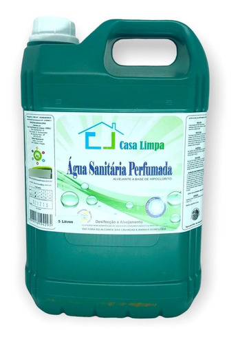 Agua Sanitaria Perfumada Lavanda Galao 5l Casa Limpa